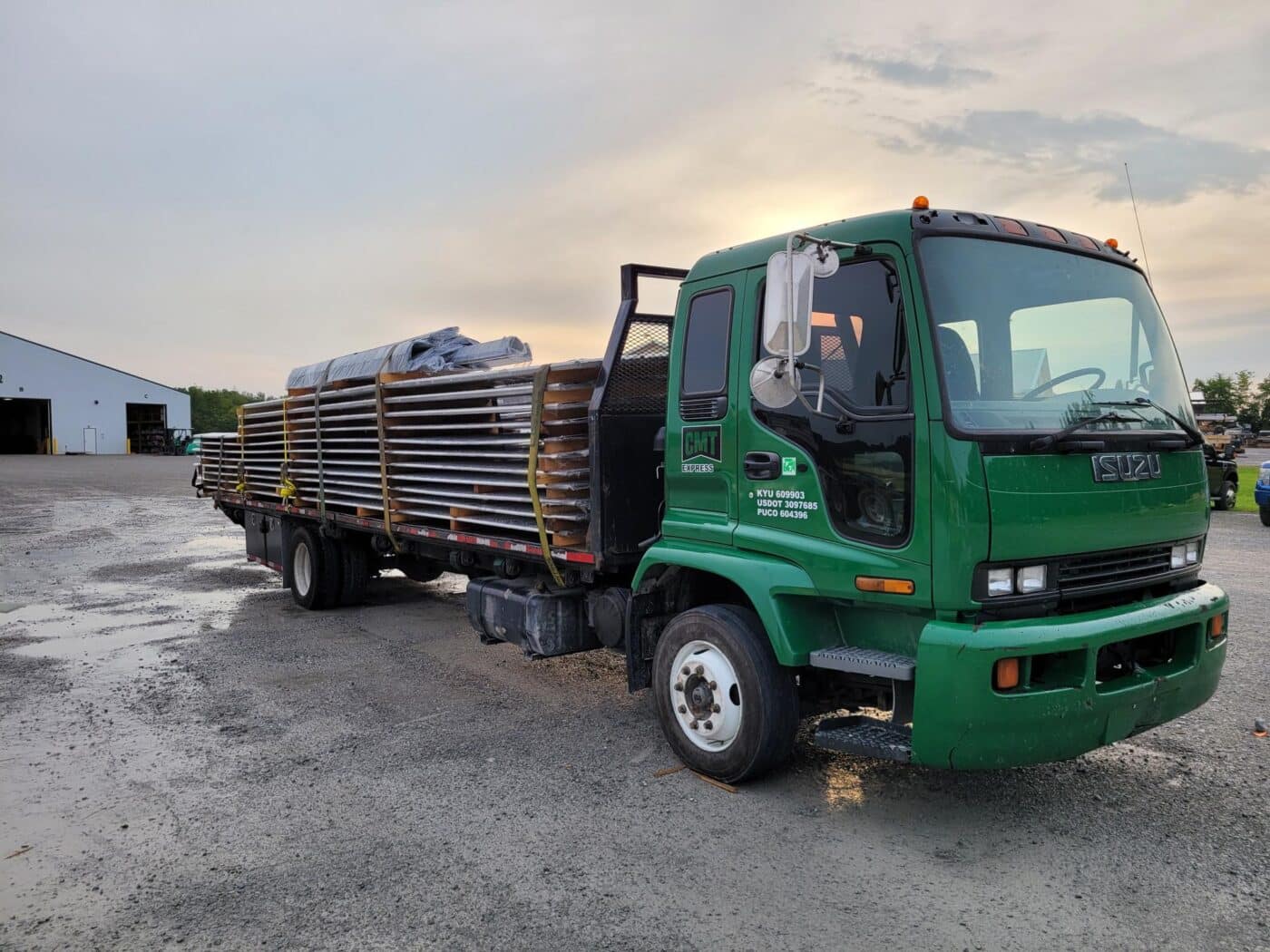 delivery truck ready to deliver supplies to Richmond IN