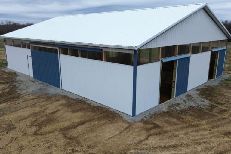 150x250 commercial pole barn for sale in ohio