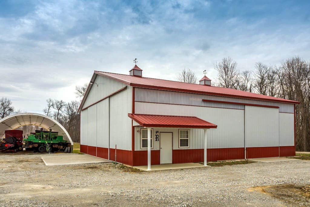 48x64 garage pole barn kit in Sardinia OH