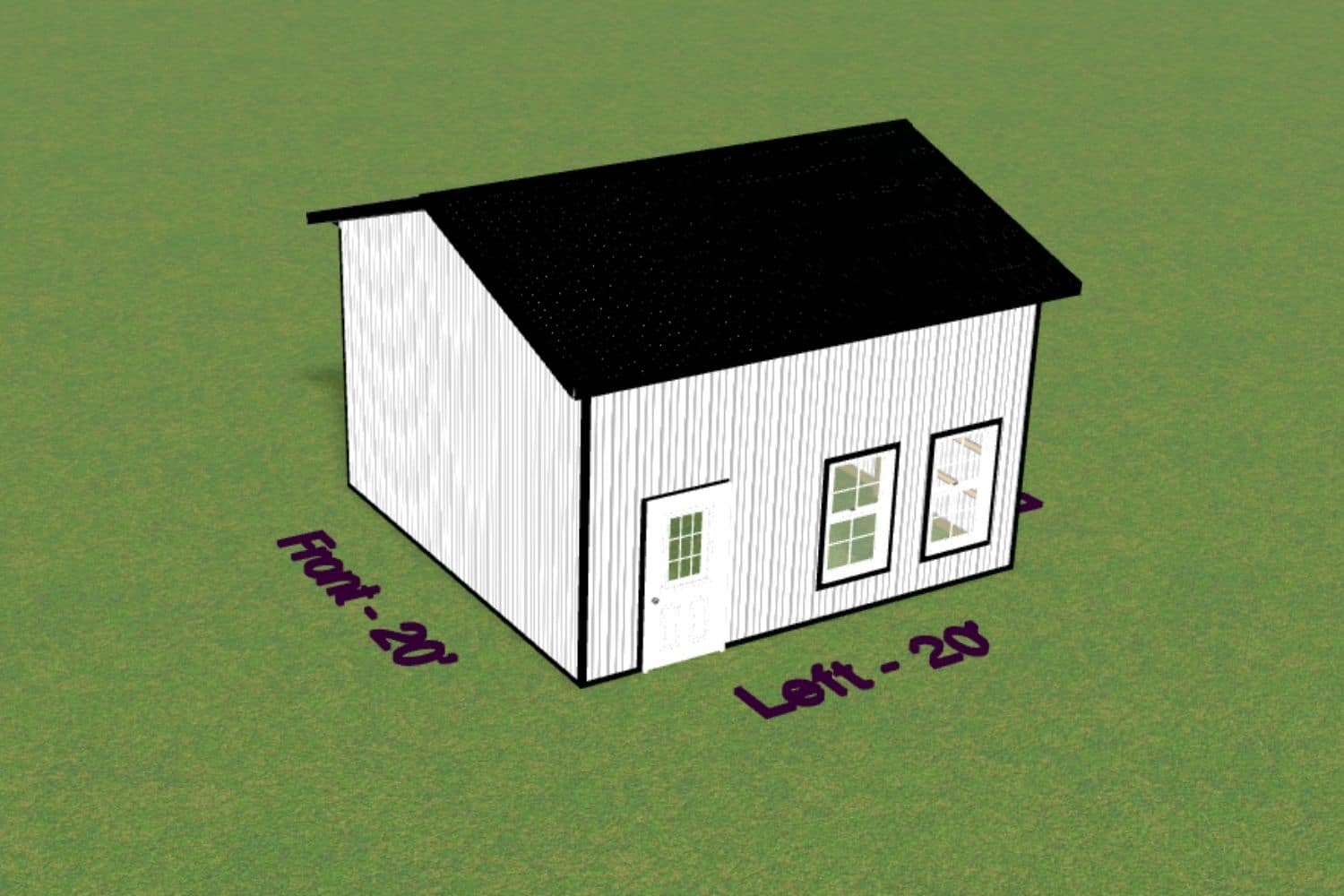 20x20 barndominium kits