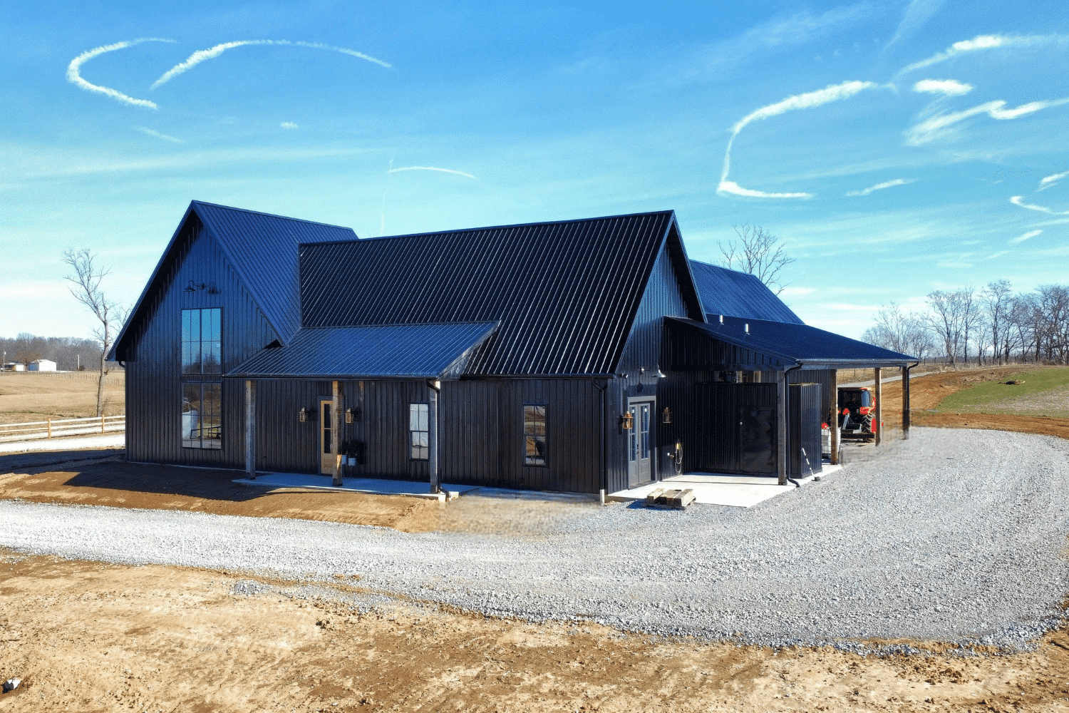 customizable black 20x50 barndominiums in ohio for sale