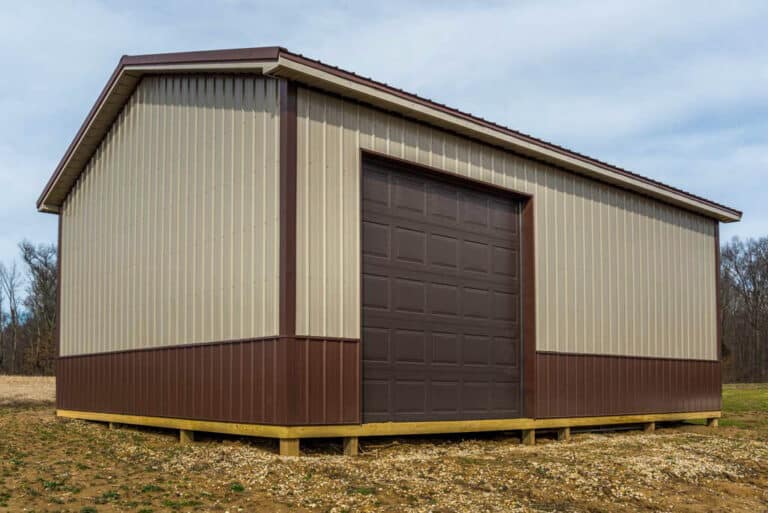 24x32 garage pole barn kit in Russellville OH