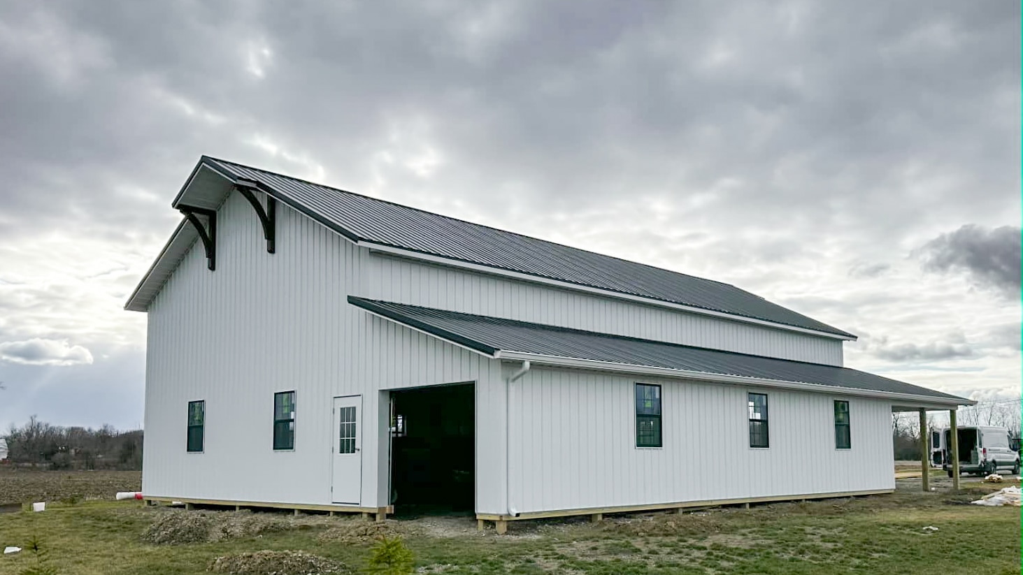 32x64 Pole Barn in Monroe MI