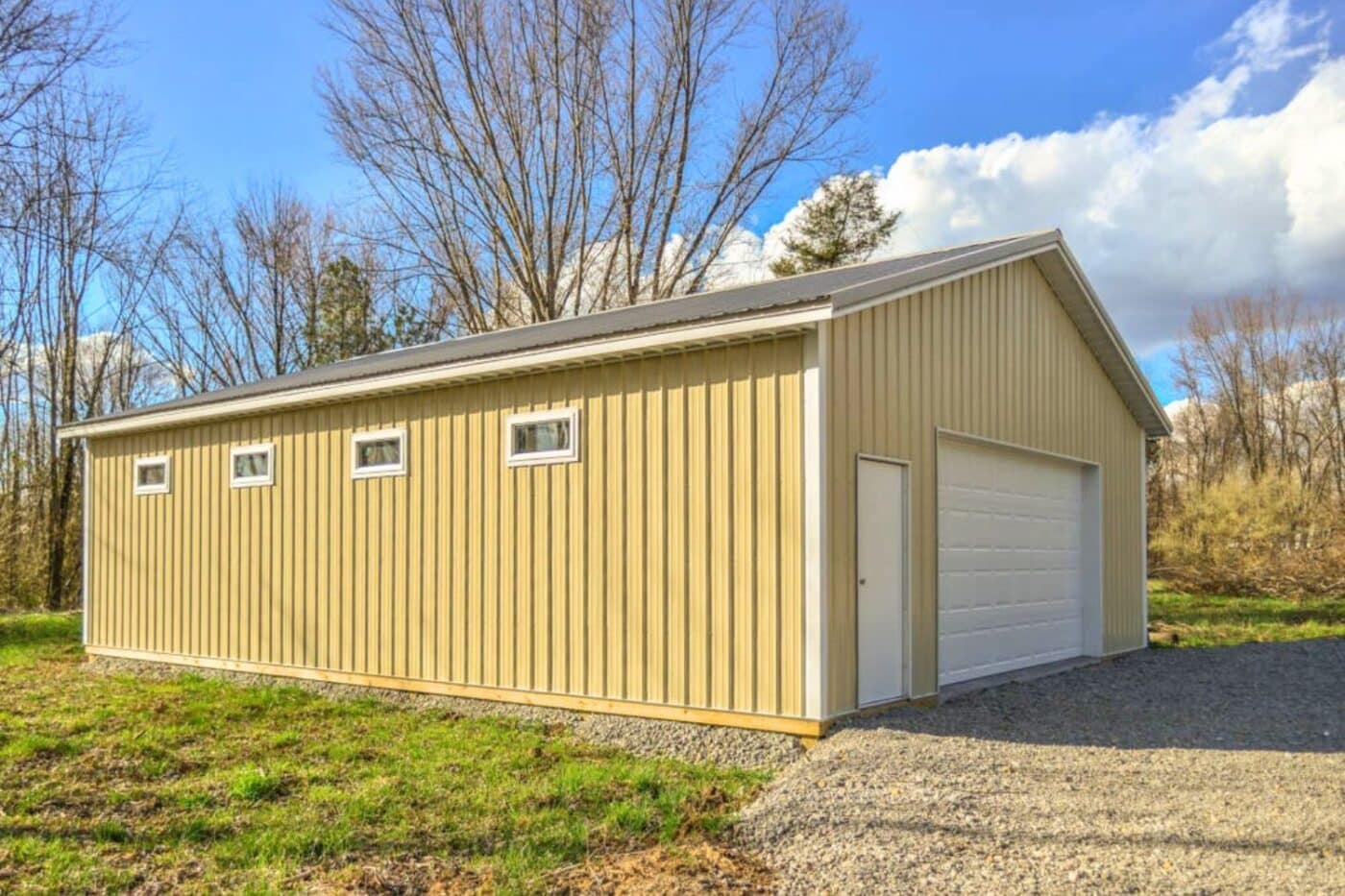 36x60 pole barn garage 6