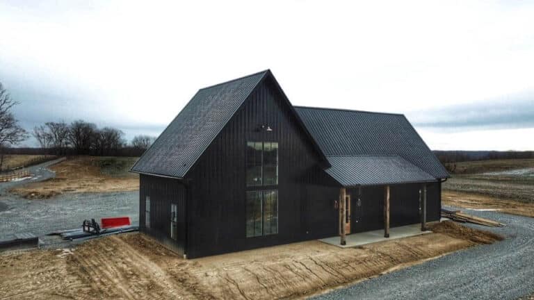 black 40x75 barndominium for sale in ohio
