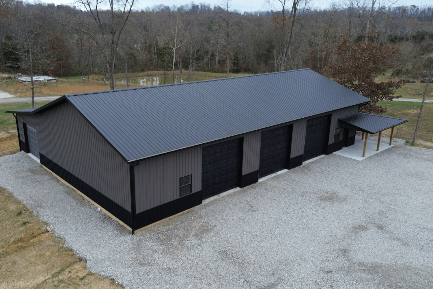 40x80 Garage Pole Barn Kit in West Union OH