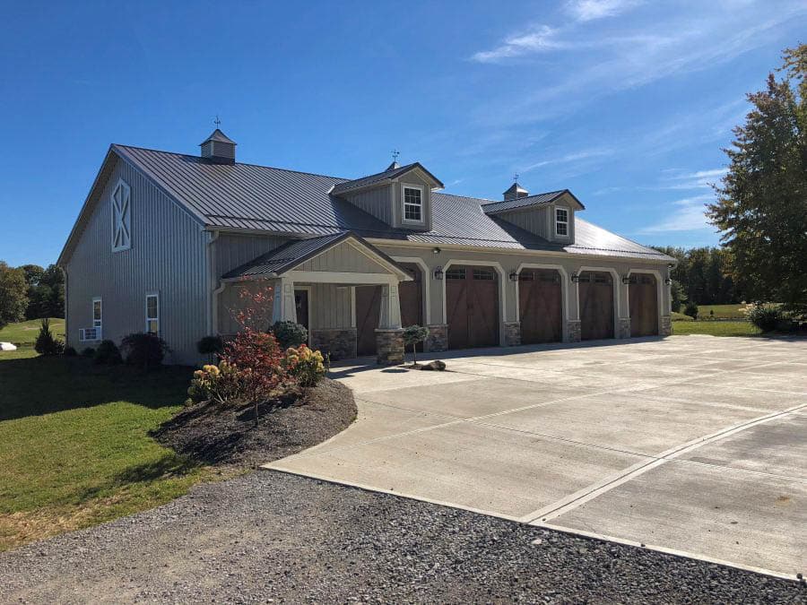 44x80 Garage Pole Barn Kits