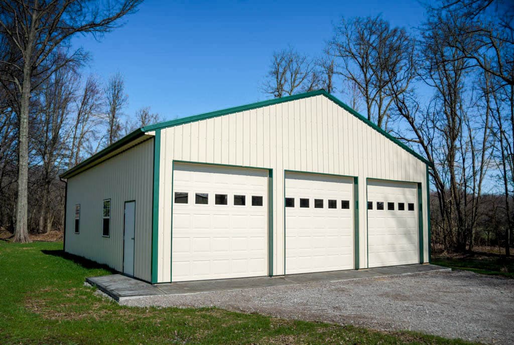 48x64 garage pole barn kit in Batavia OH