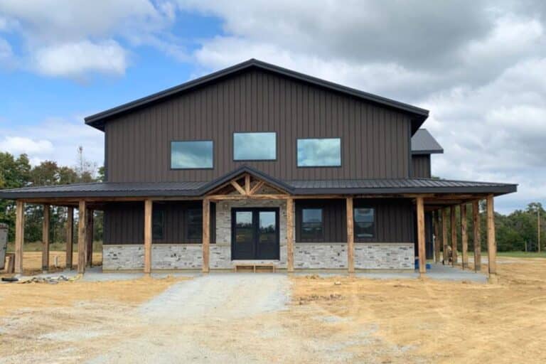 60x150 commercial pole barn in ohio (2)