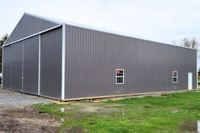 70x80 pole barn in ohio (1)