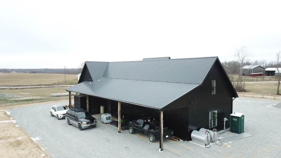 Black Metal Buildings