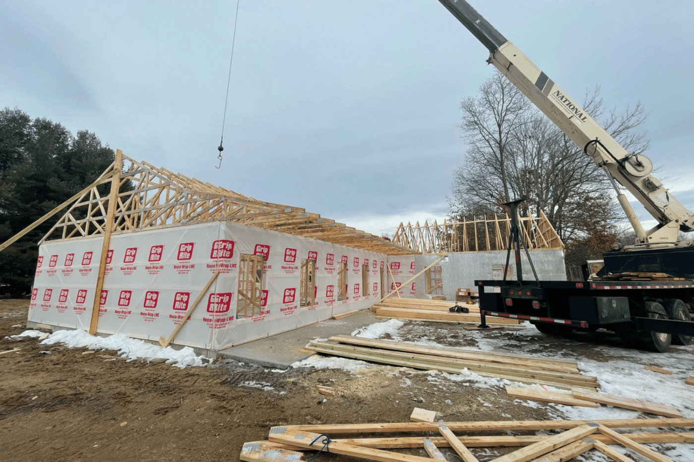 Roof Trusses 80x100 Garage Kit