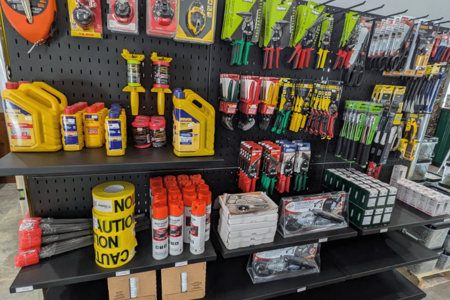Tools for pole barn building