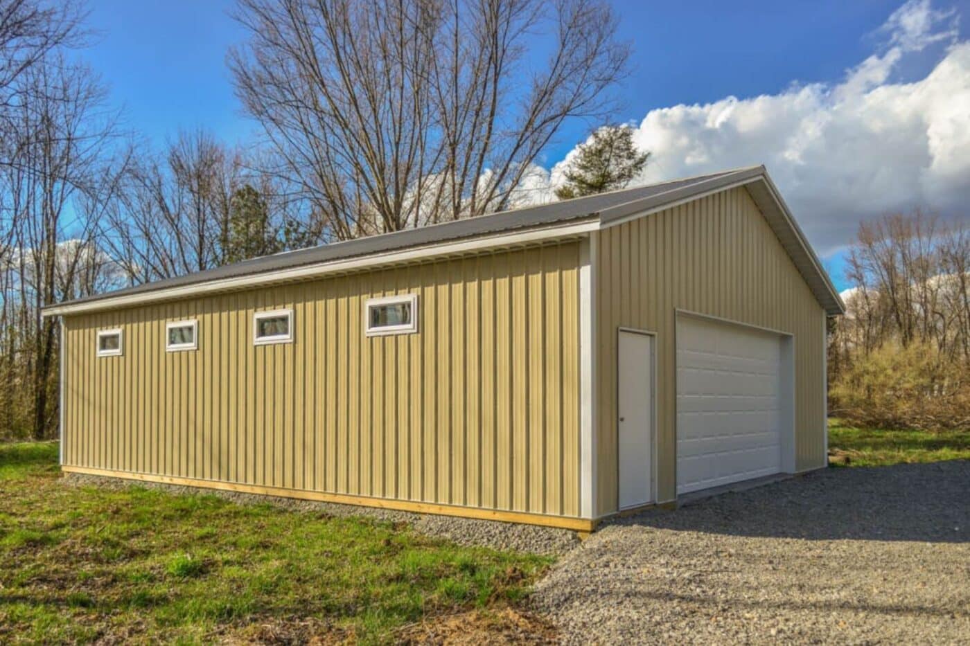 cmt components 60x90 pole barn garage
