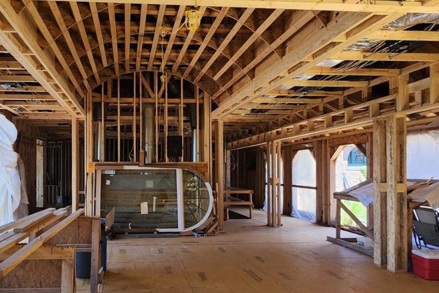 roof trusses in cincinnati ohio new home addition