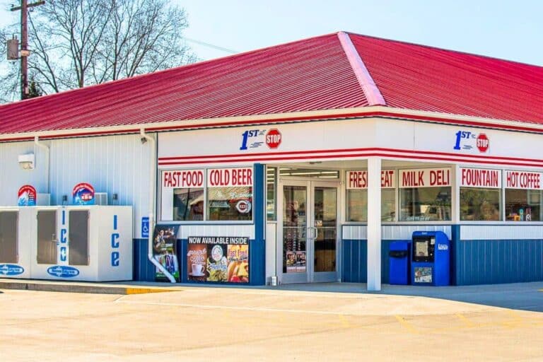 gas station pole barn