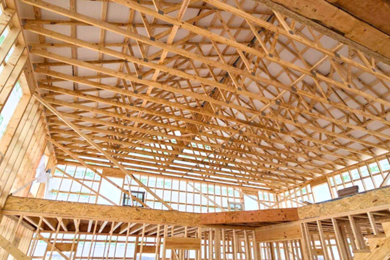 how to install roof trusses DIY