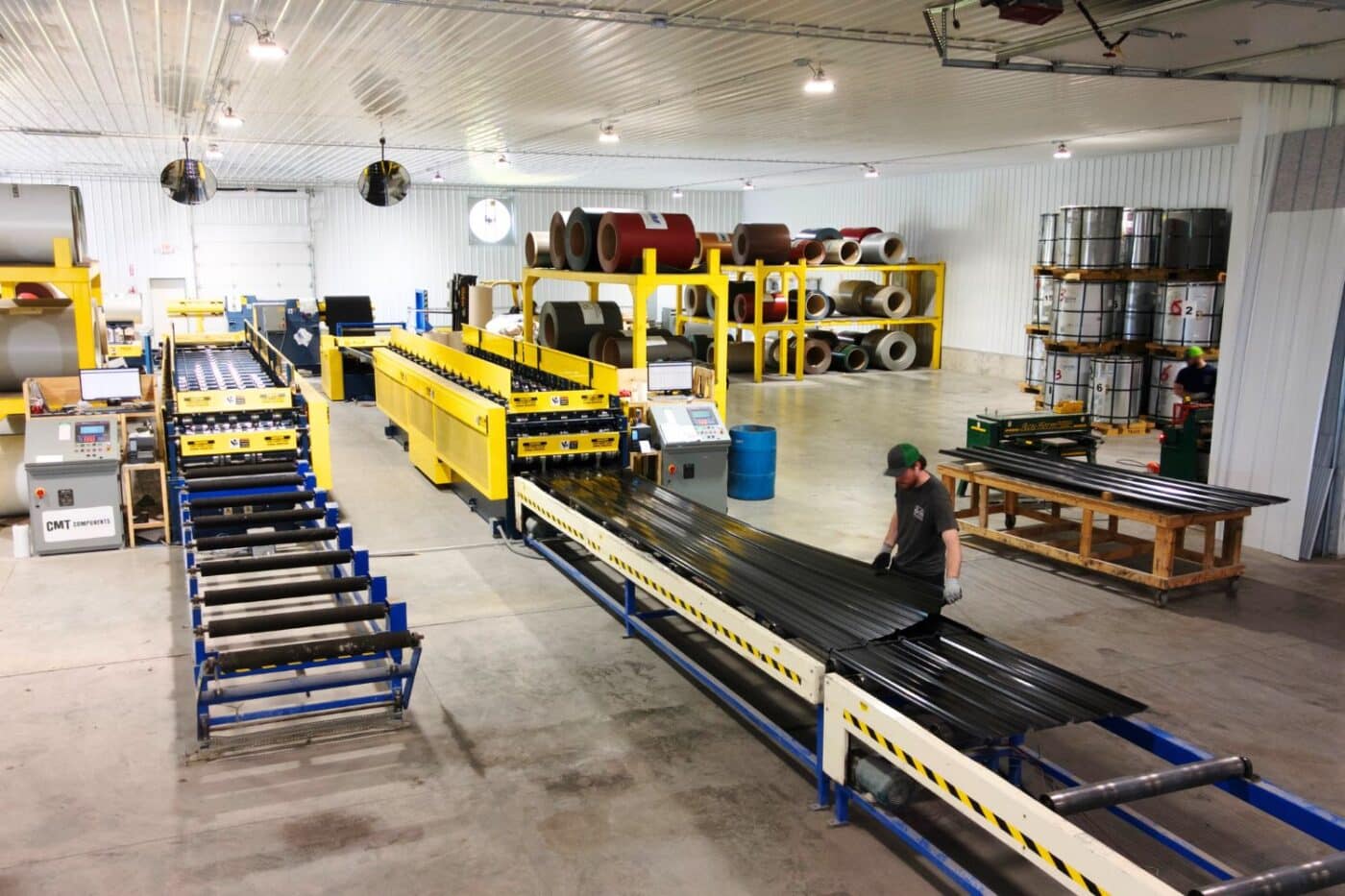metal panels for sale for a 30x100 commercial pole barn