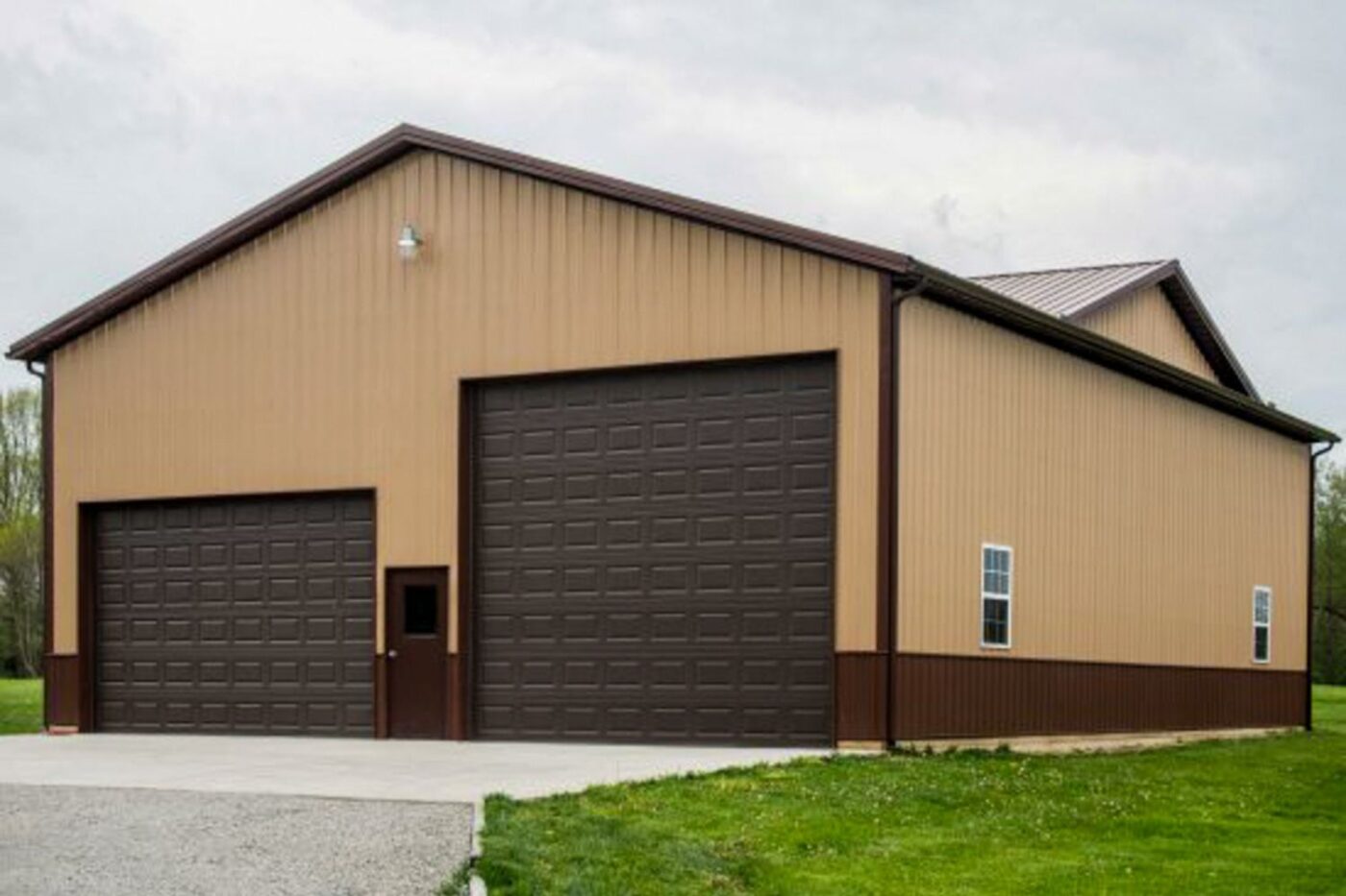 overhang door pole barn kits in brooksville ky