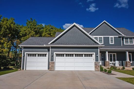 recessed panel garage doors for sale