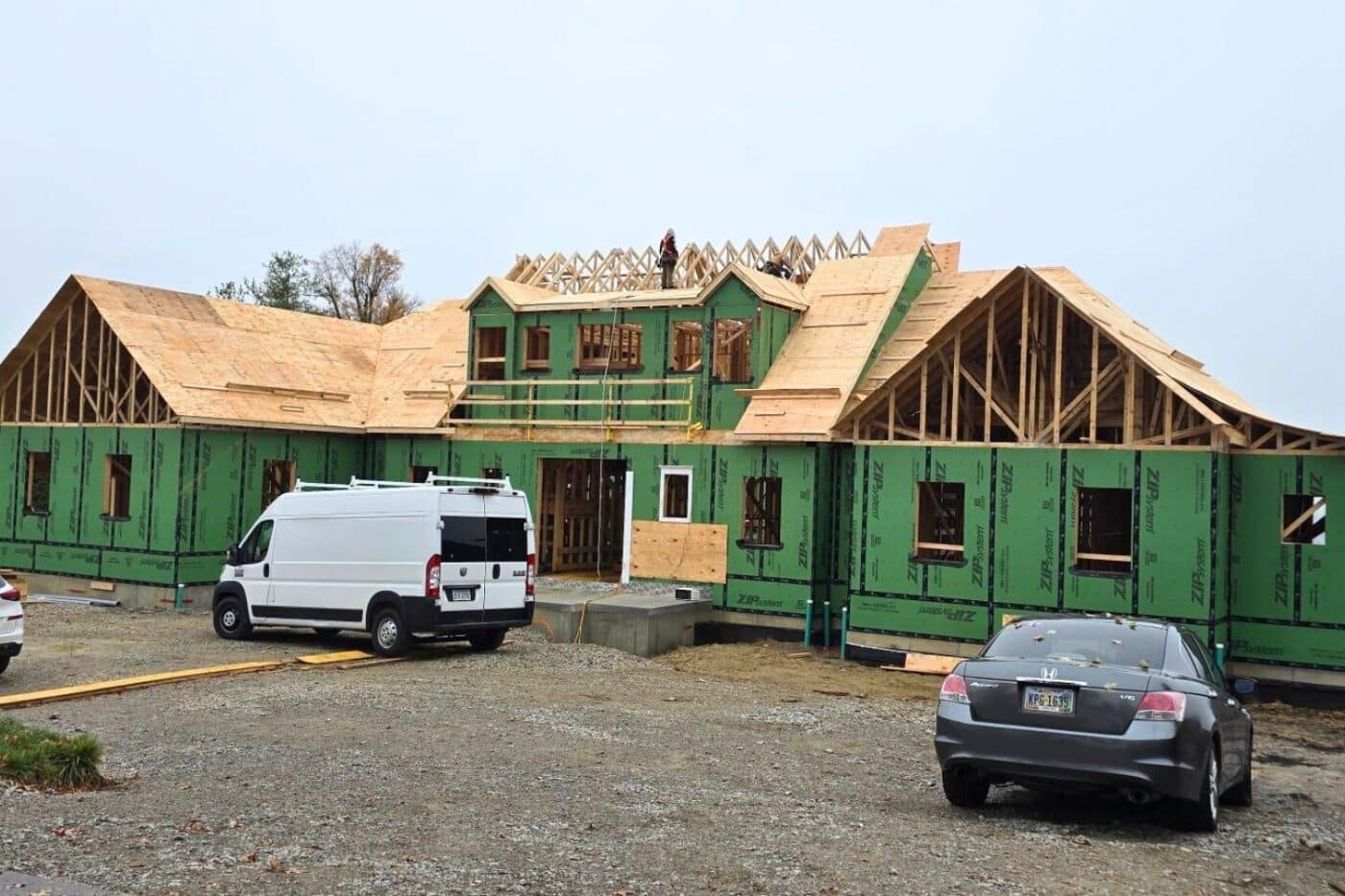 residential roof truss in indian hill ohio