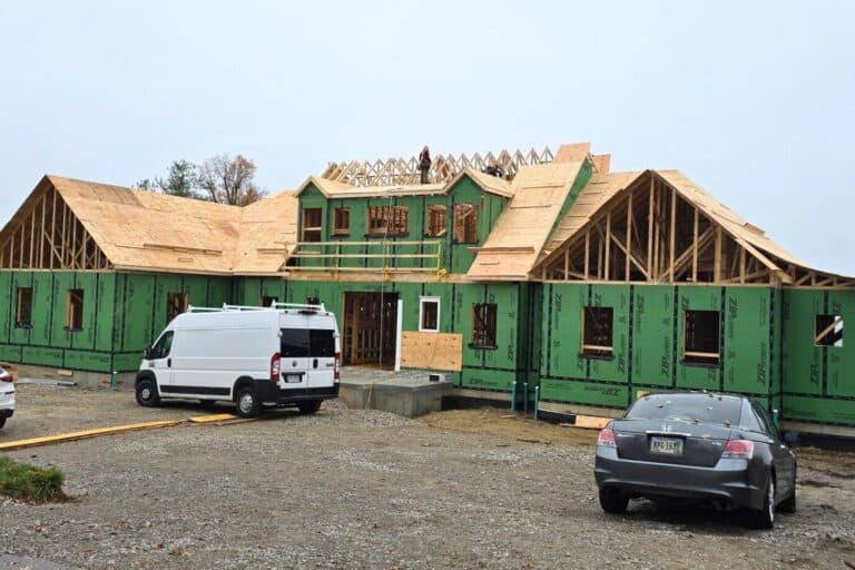 residential roof truss in indian hill ohio