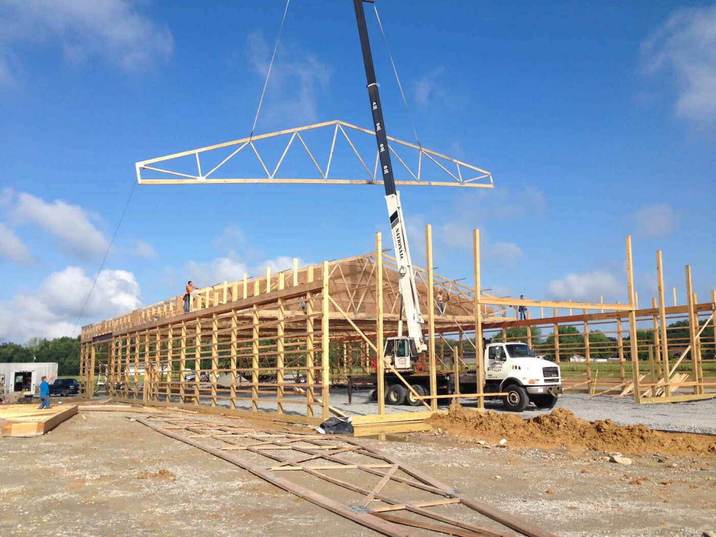 roof trusses for 24x24 equestrians in ohio
