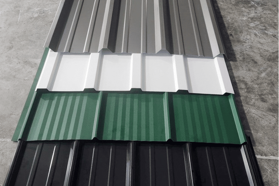 metal panels for a 30x100 barndominium